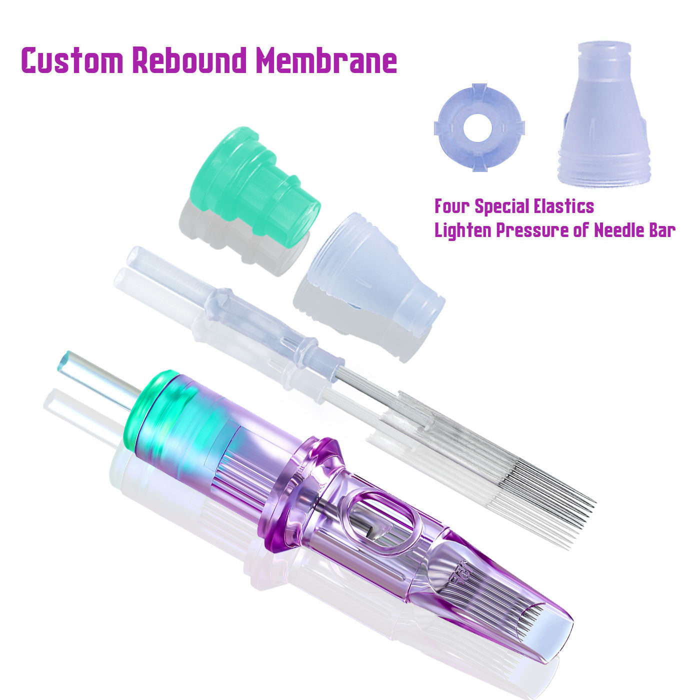 Big Wasp Tattoo Cartridge Needle Purple-Magnums