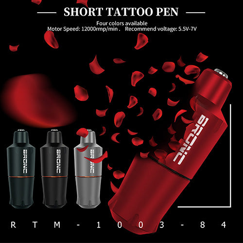 Bronc Short Tattoo Pen V9 With Swiss Motor