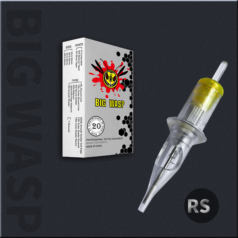 BIGWASP Cartridges Needle Matte Transparent-Round Shader