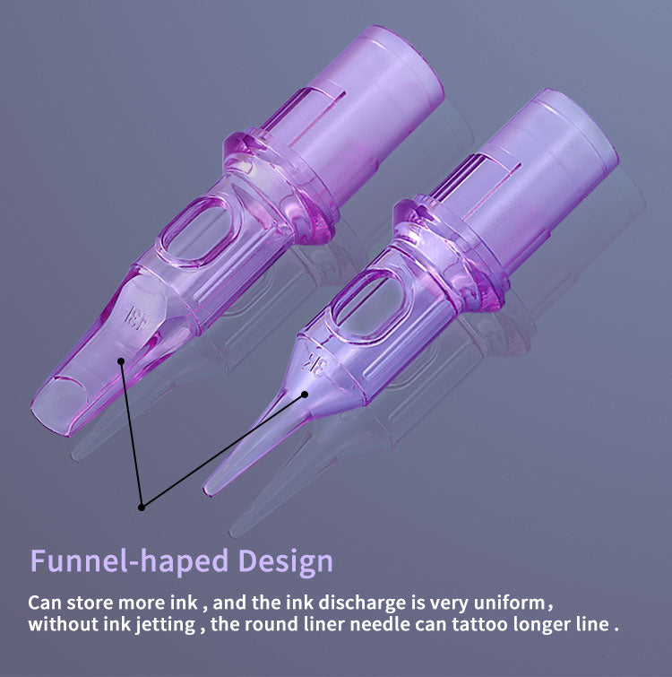 Hummingbird Purple Needle Cartridges Round Shader