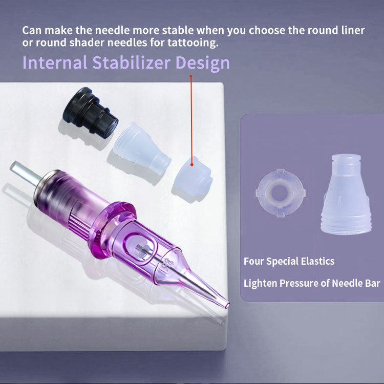 Hummingbird Purple Needle Cartridges Round Shader