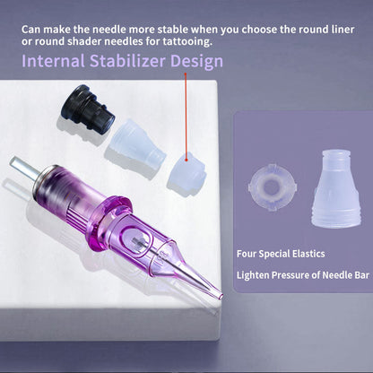 Purple Needle Cartridges Round Shader