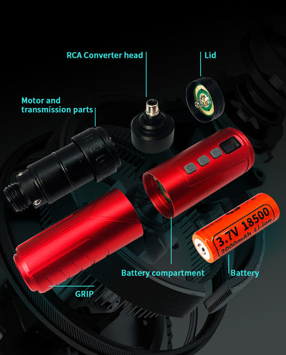 2022 Professional tattoo equipment Bronc Wireless Tattoo Pen V6