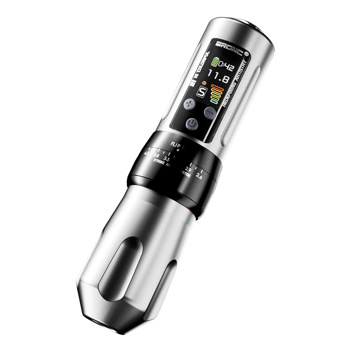 2024 BRONC X2 Adjustable Wireless Tattoo Pen