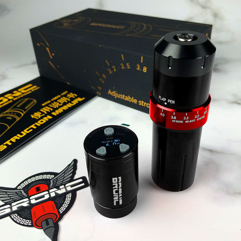 2024 BRONC Adjustable Wireless Tattoo Pen V12