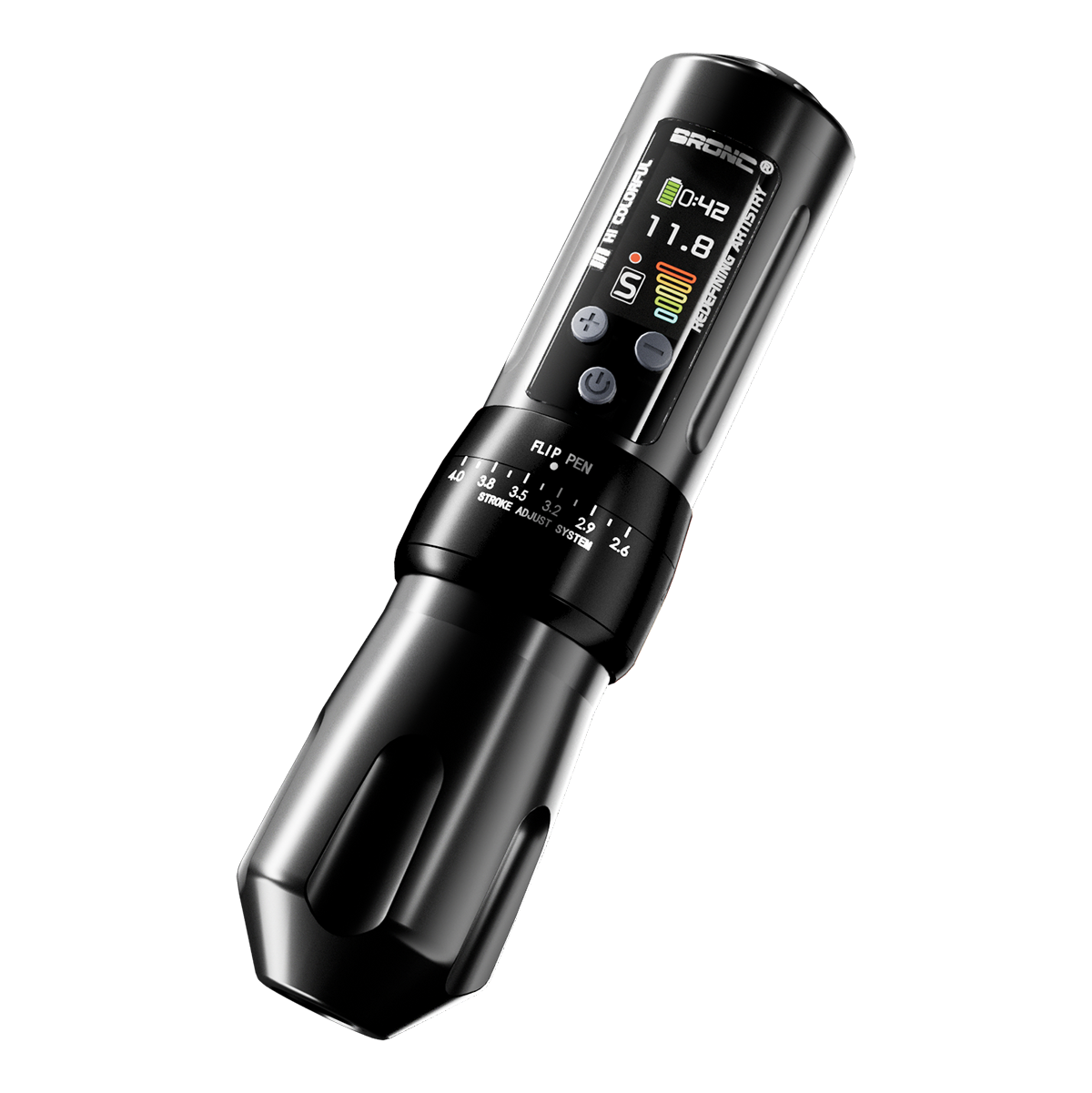 2024 BRONC X2 Adjustable Wireless Tattoo Pen