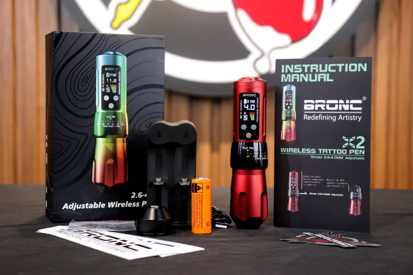 BRONC Tattoo Pen for Professional Tattoos - Precision Tool by BRONC Tattoo Supply.