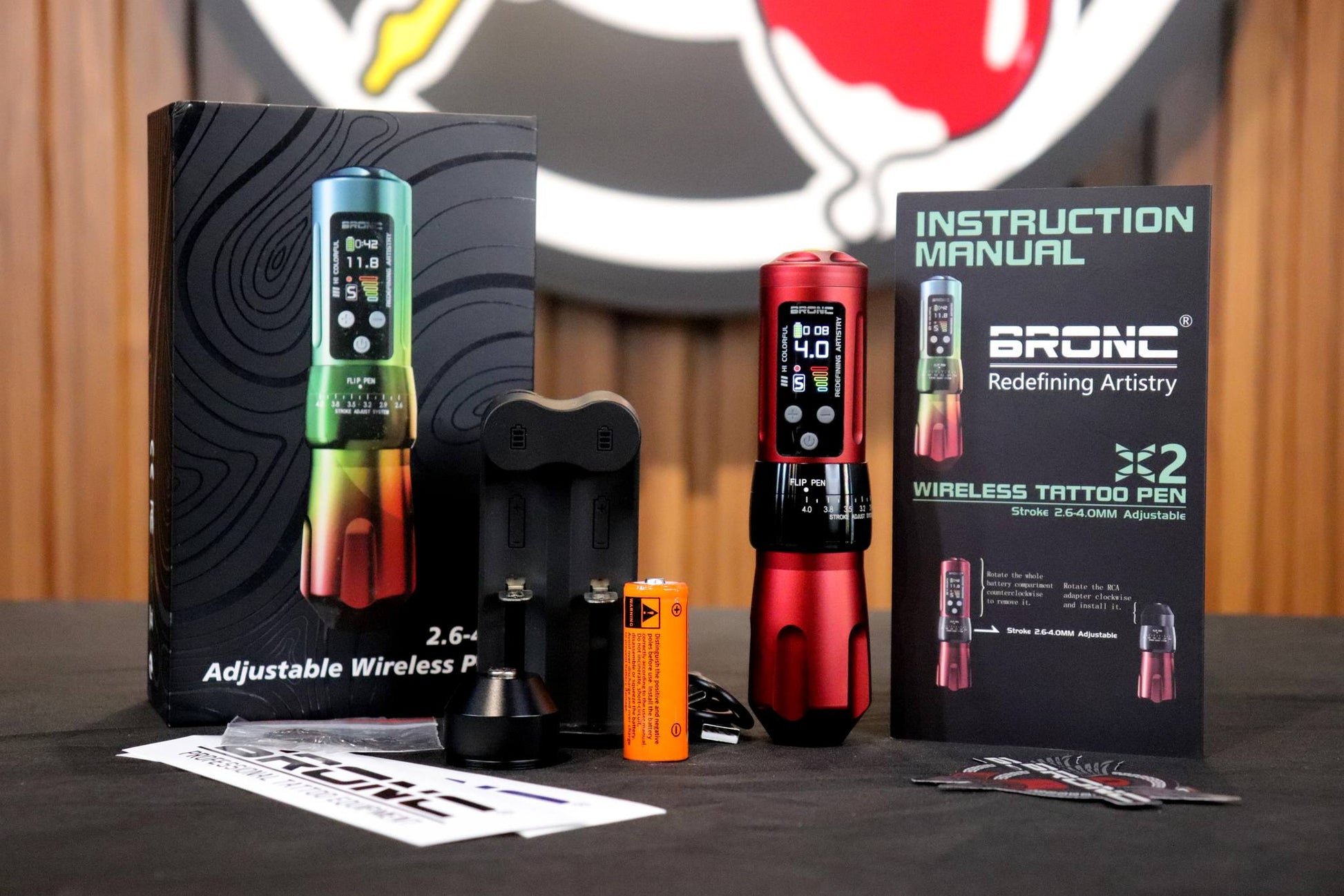 BRONC Tattoo Pen for Professional Tattoos - Precision Tool by BRONC Tattoo Supply.