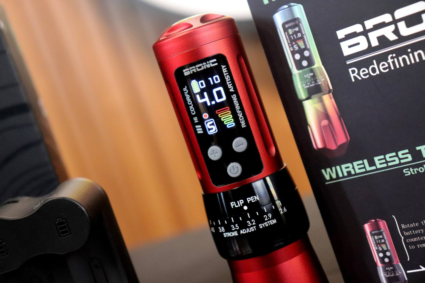 2024 BRONC X2 Adjustable Wireless Tattoo Pen
