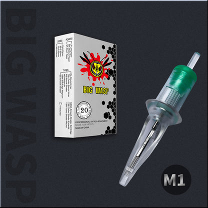 BIGWASP Cartridges Needle Matte Transparent-Magnums