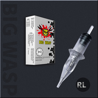 BIGWASP Cartridges Needle Matte Transparent-Round Liner
