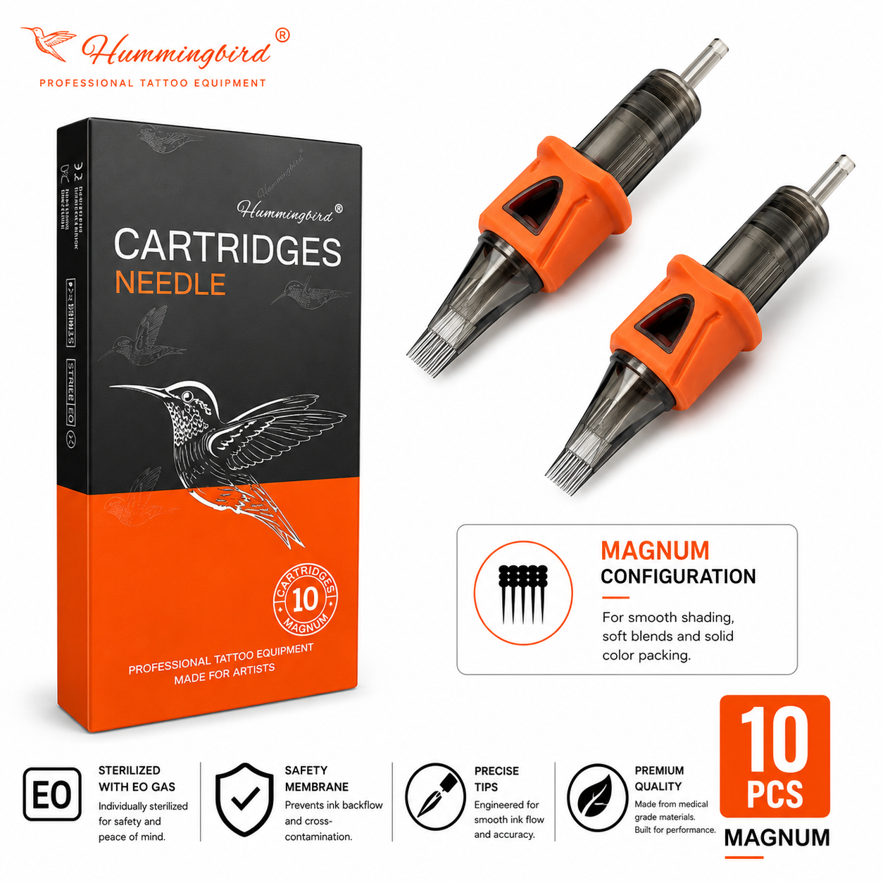 Hummingbird Tattoo Cartridges