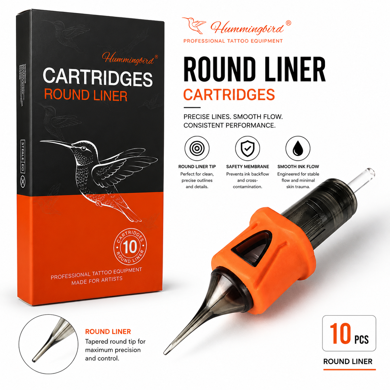Hummingbird Tattoo Cartridges