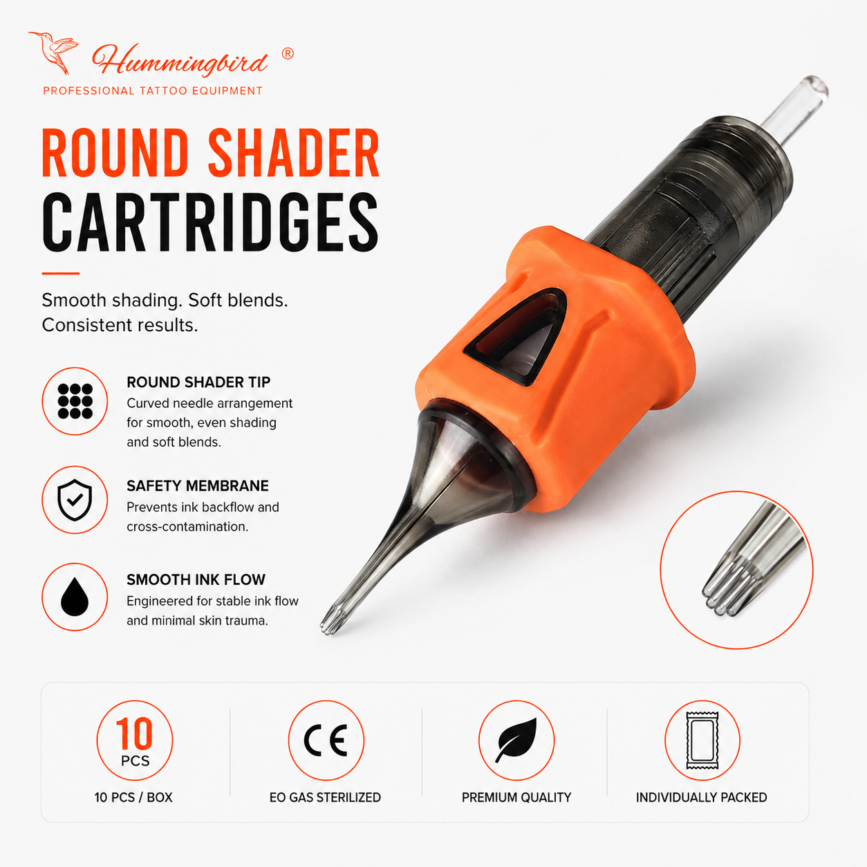 Hummingbird Tattoo Cartridges