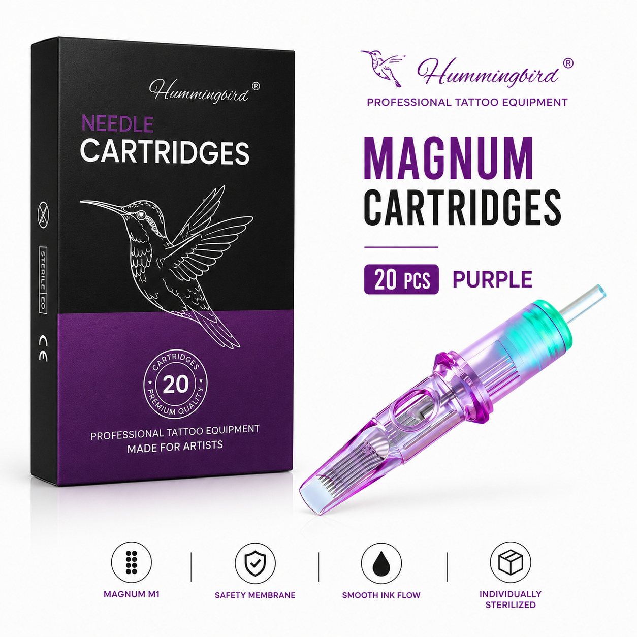 Hummingbird Tattoo Cartridges