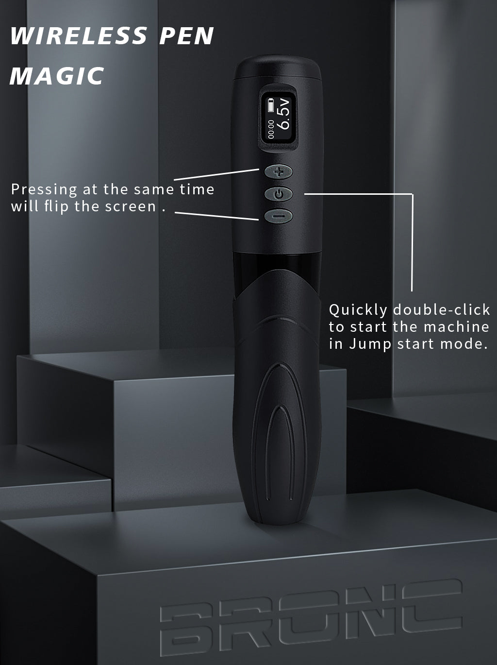 Bronc MAGIC Wireless Tattoo Pen